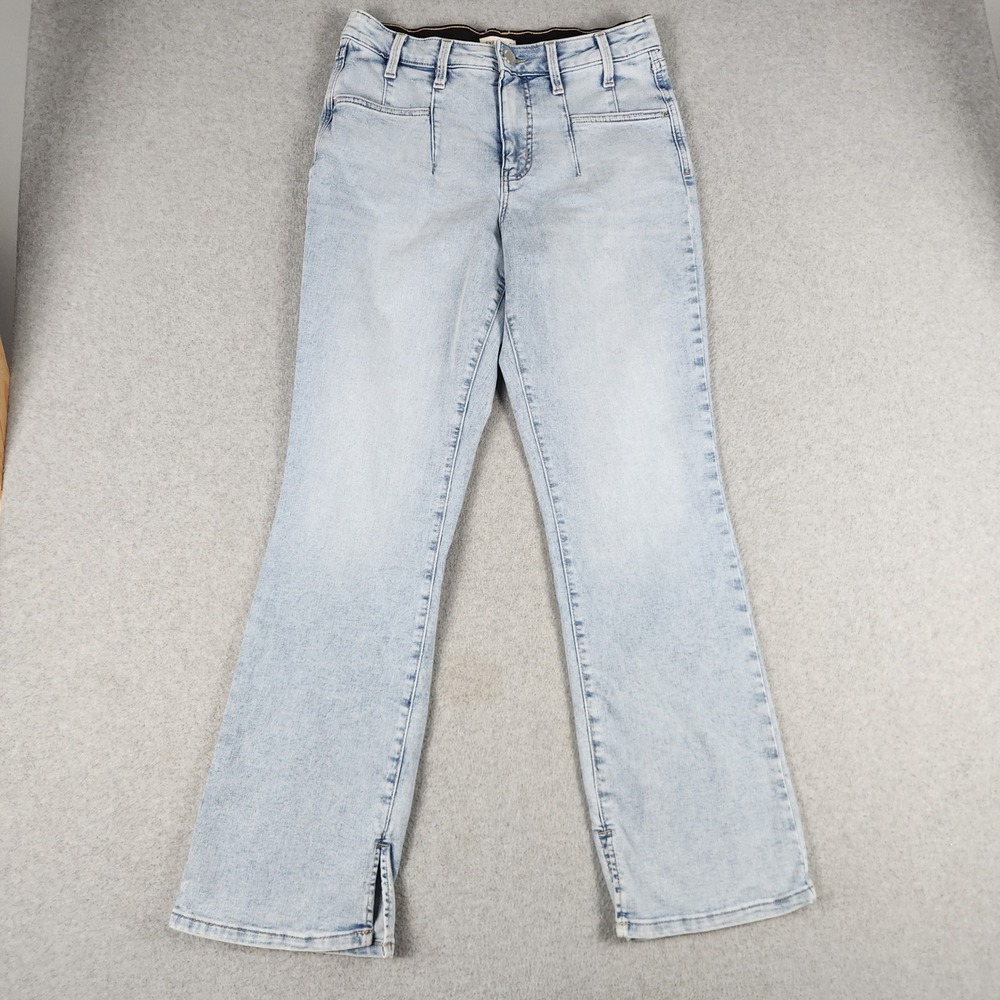 Everflex By Maurices Slim Boot Jeans Womens 12 Blue Denim Original Fit High Rise